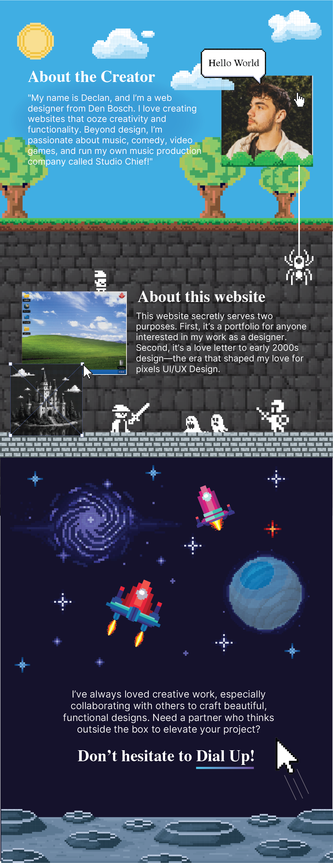 About Me Information Desktop